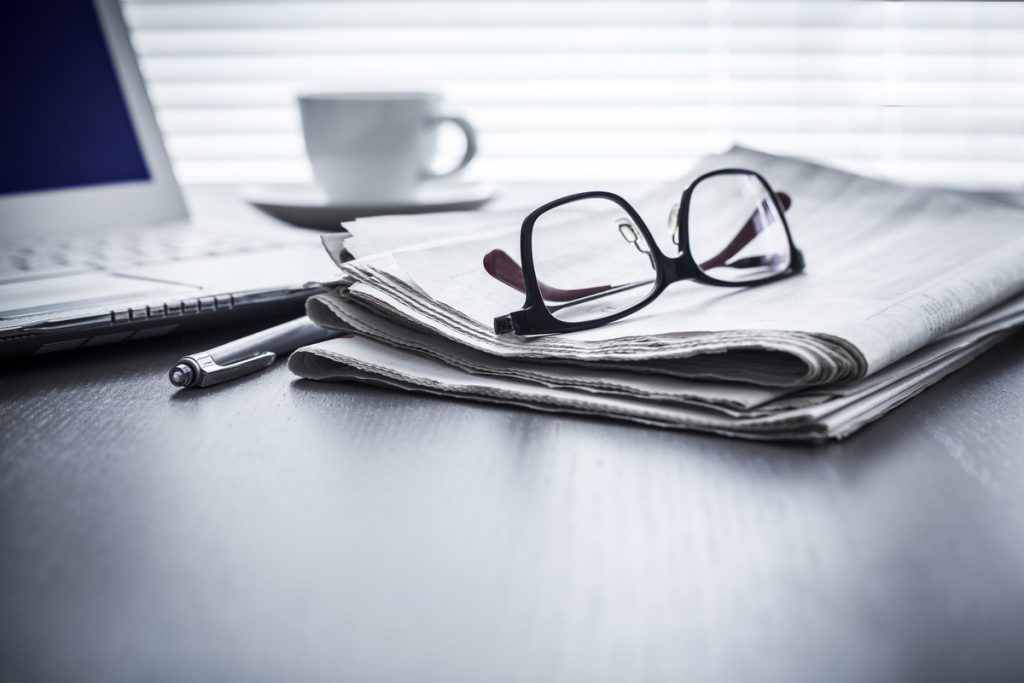 a pair of glasses on a table