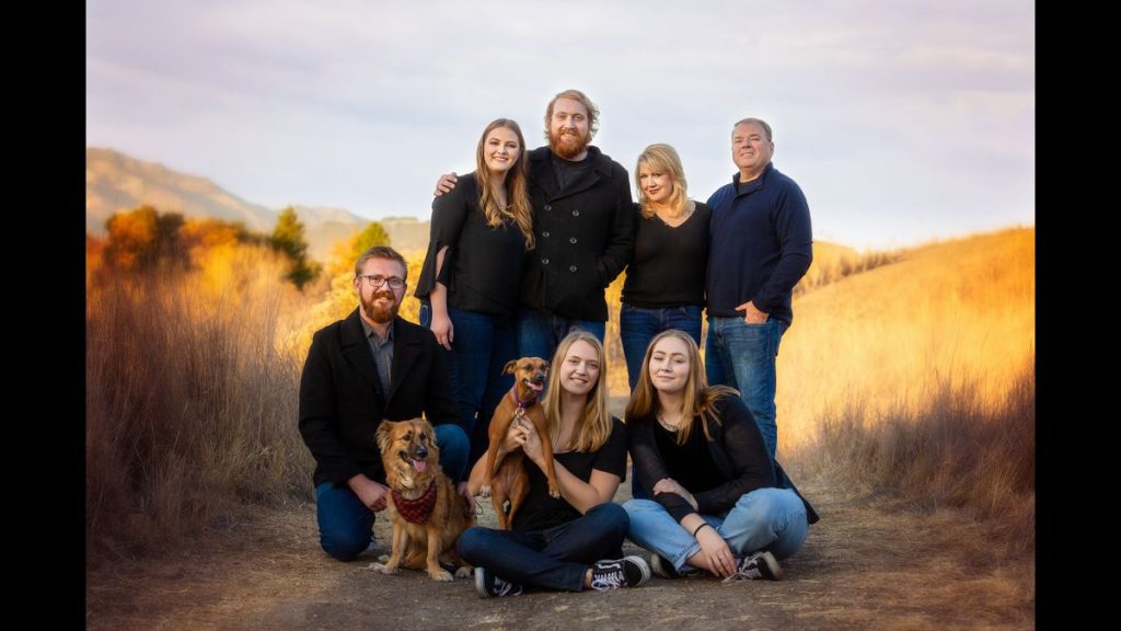 a group of people posing for a photo